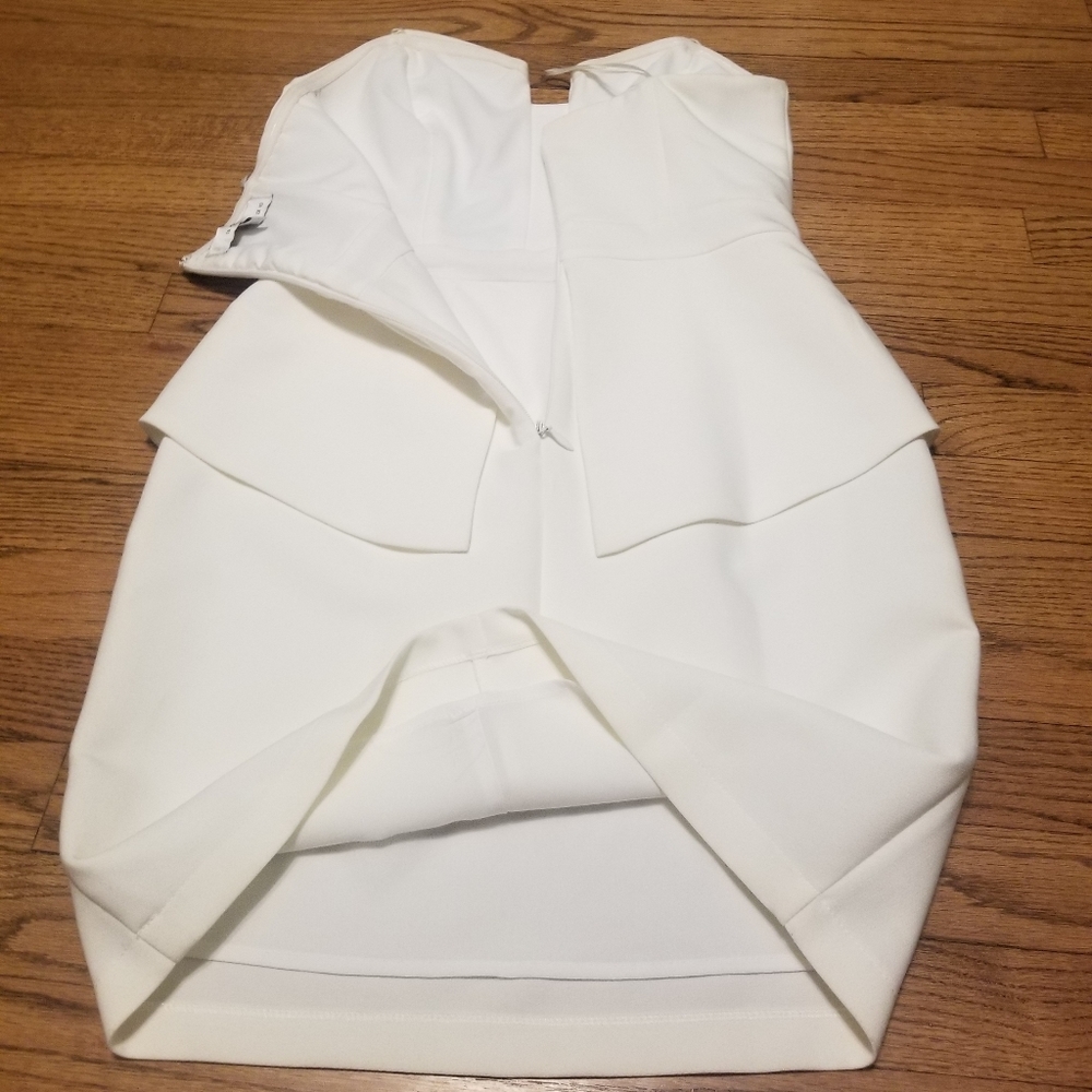 Adelyn Rae off white strapless mini dress - Picture 8 of 13